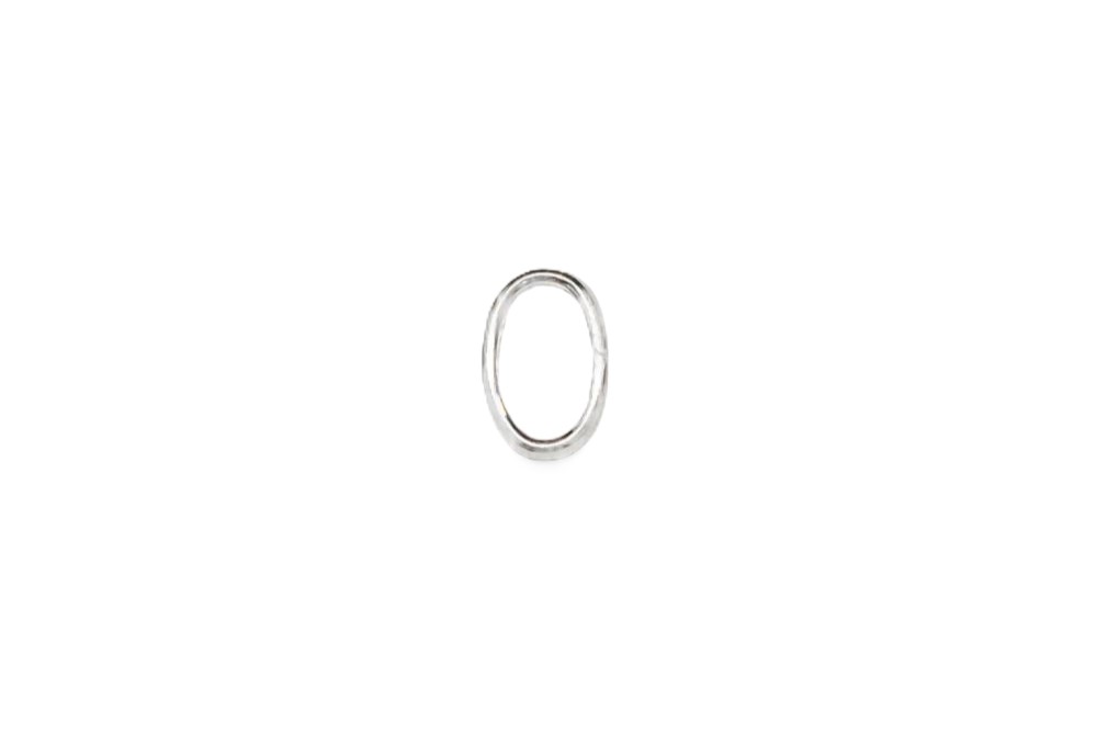 [1374006000PL] Silver 925 6.00mm oval jump rings (pack of 20) (Sterling silver)