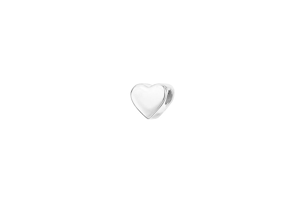[1401900000PL] Silver 925 finding heart (Sterling silver)