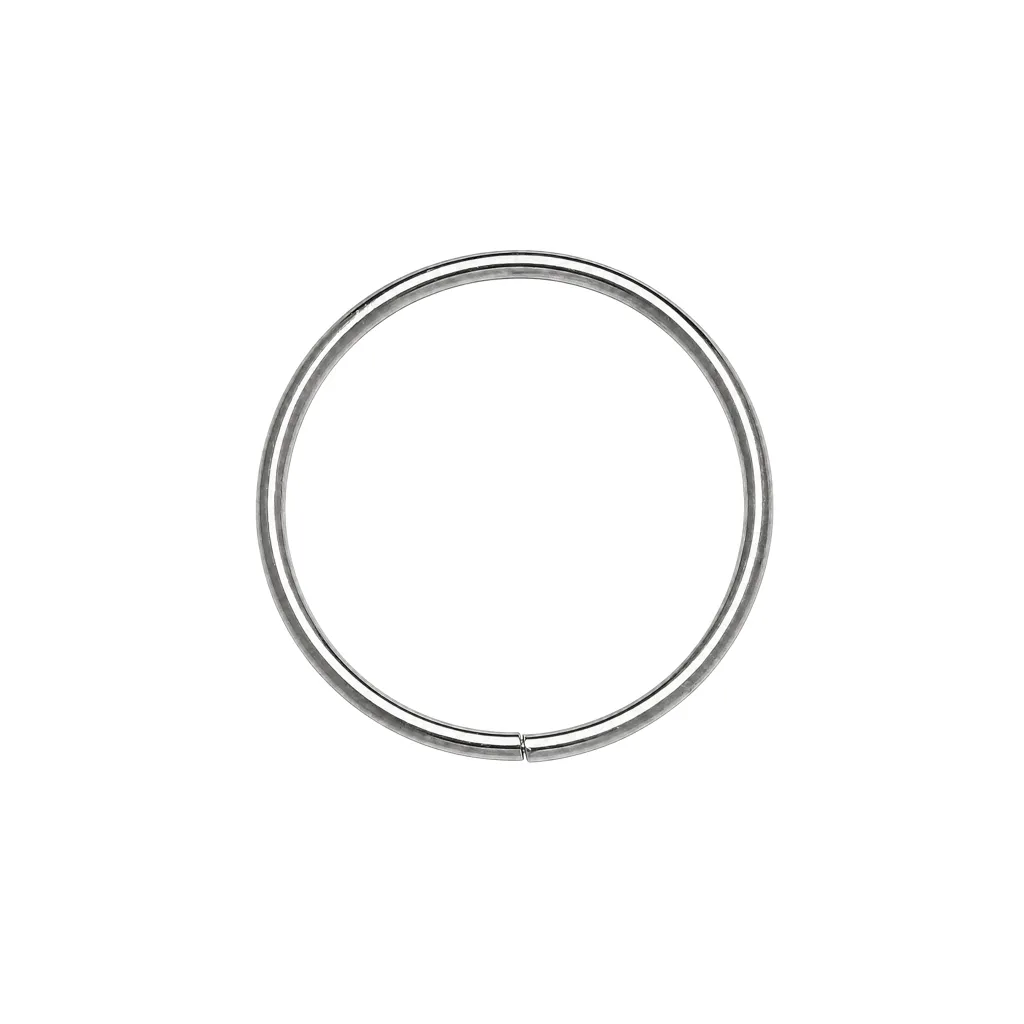 Base aro pendiente plata 925 