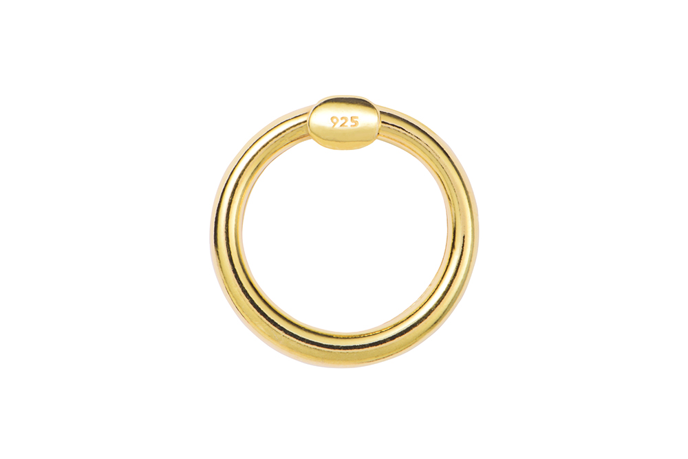 Anilla plata 925 de tubo abierta magic