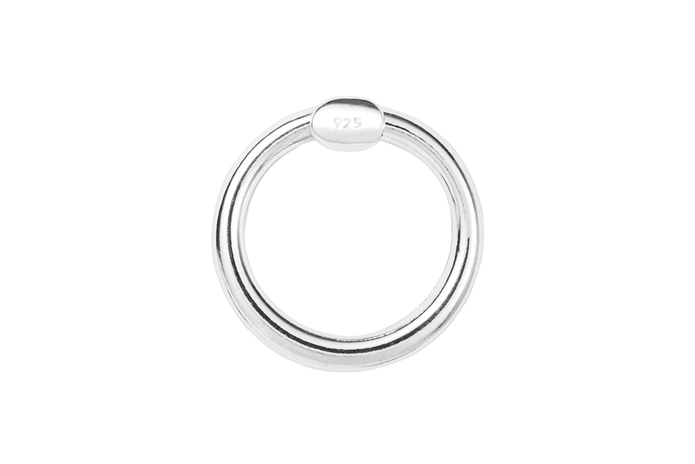 Anilla plata 925 de tubo abierta magic