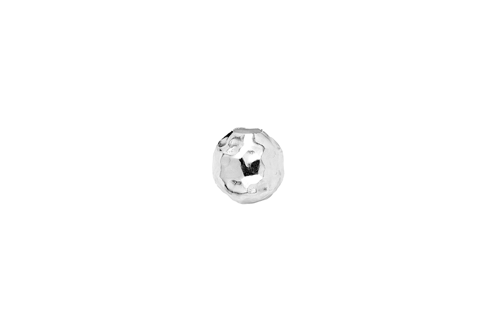 [15711FK250HAPL] Sterling silver baroque bead 5.00/6.00mm (pack of 50) (5.0MM + AGUJERO INT. 1.8MM, Sterling silver)