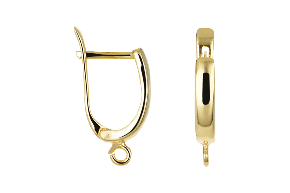 Sterling silver finding earring