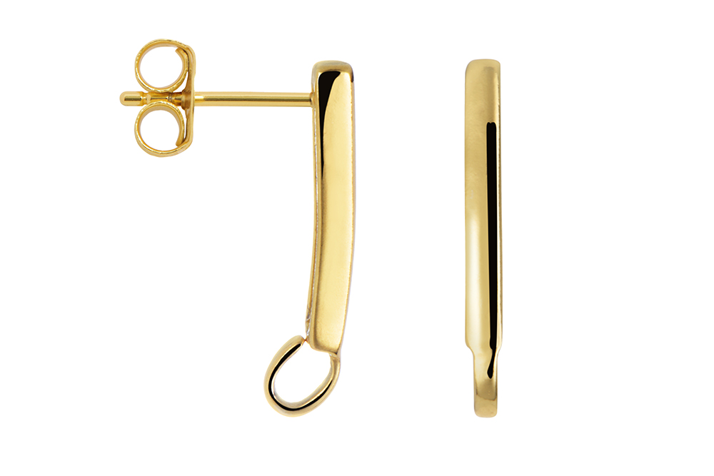 Sterling silver earring finding