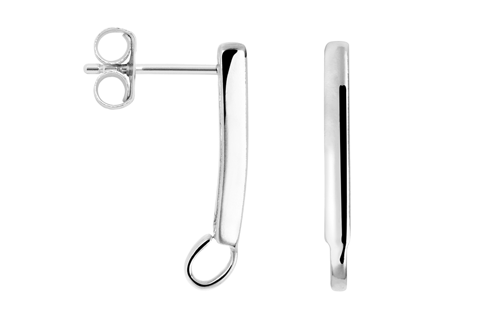 Sterling silver earring finding
