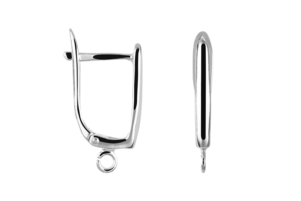 Base pendiente plata 925 pala catalana 2x18mm