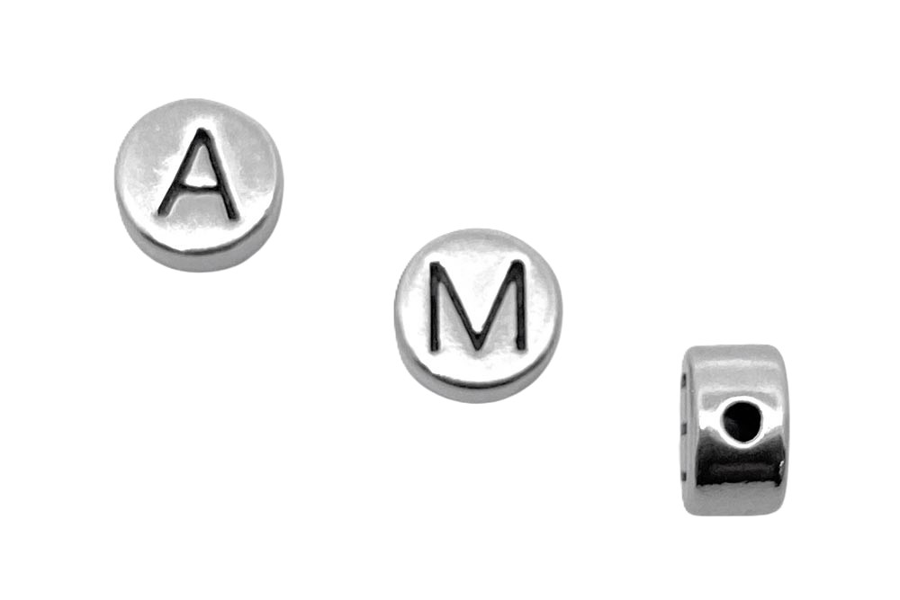 Sterling silver initial finding