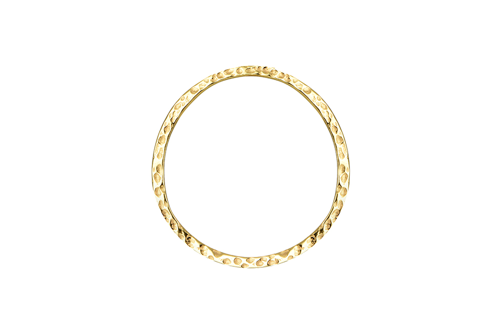 Sterling silver hammer ring finding