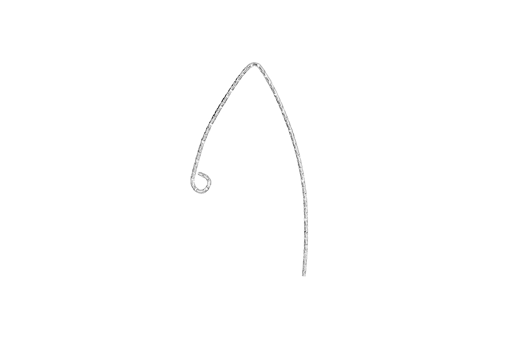 Gancho oval plata 925 hilo 0.7mm