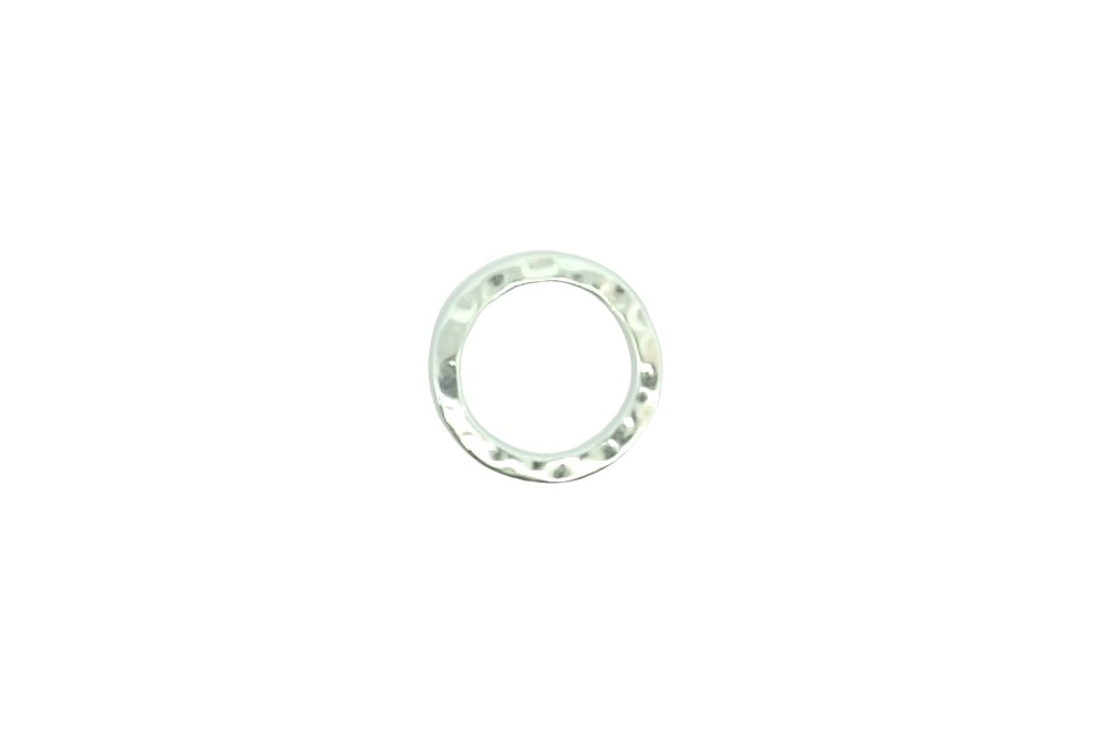[16983FE140HAPL] Sterling silver flat ring finding (Sterling silver)