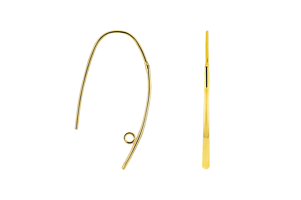 Base de pendiente gancho barra 33x2mm con anilla 3mm