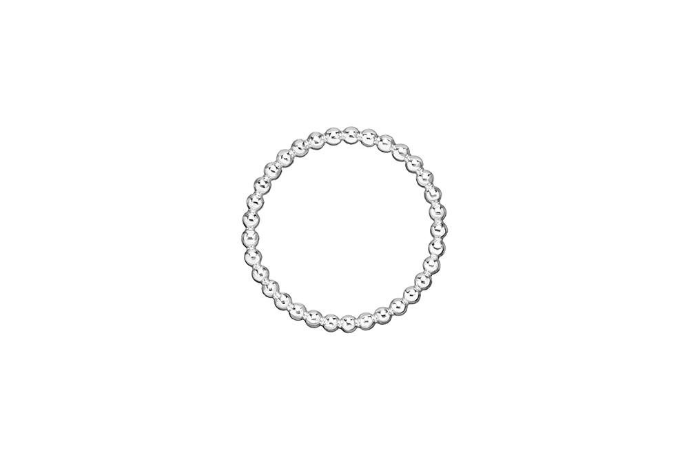 [18578FE090PL] Silver 925 beads ring finding (Sterling silver)