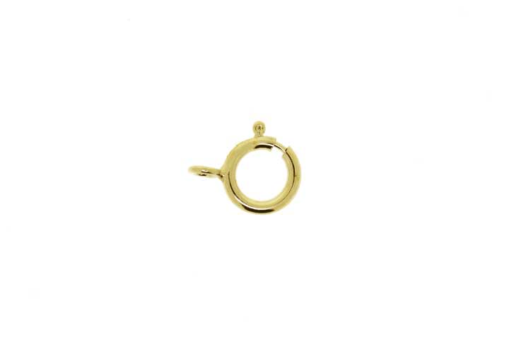 Reasas super light wgt de plata 925 con anilla perpendicular cerrada soldada