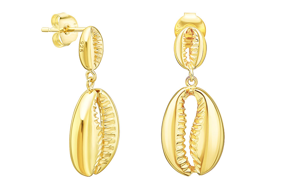 Silver 925 shell earring