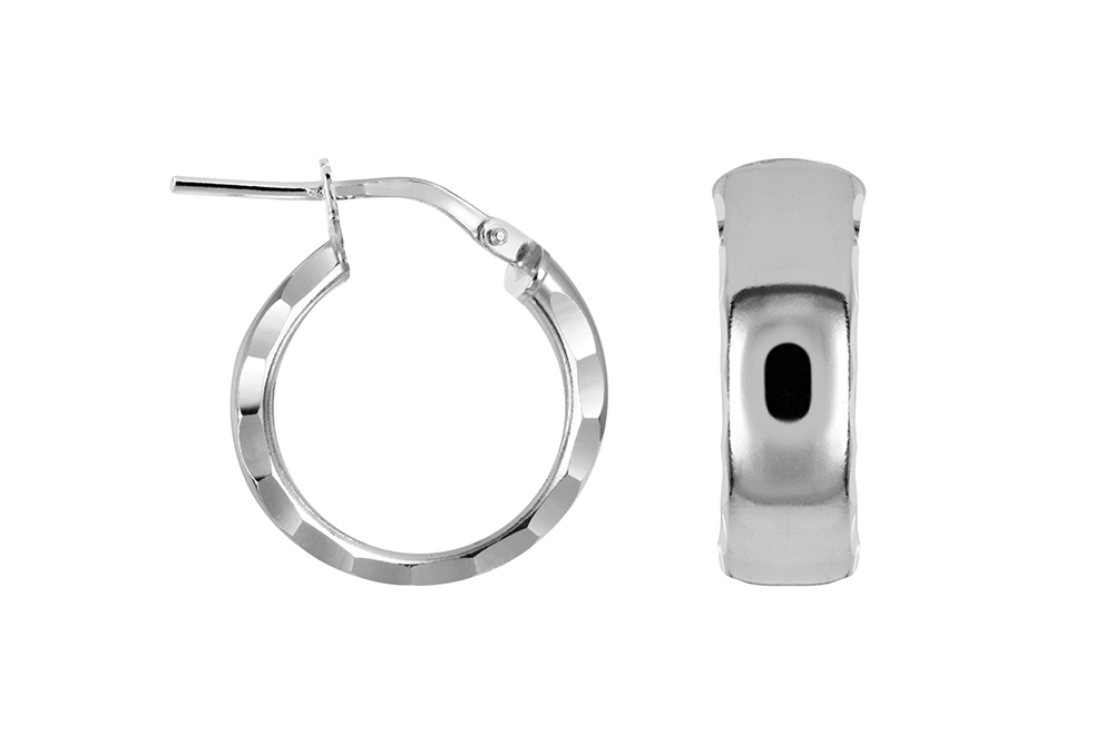 Pendiente plata 925 diamantad