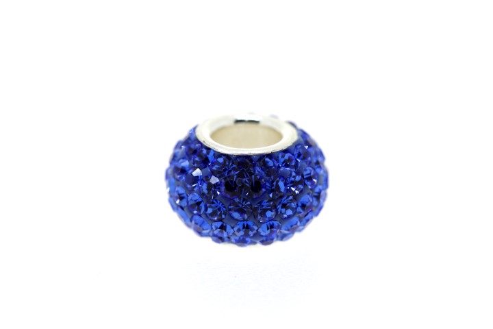 Crystal precious donut 8mm hole 3mm