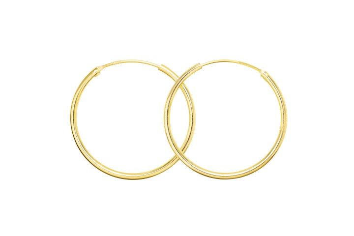 Pendiente aro redondo hilo 1.2mm