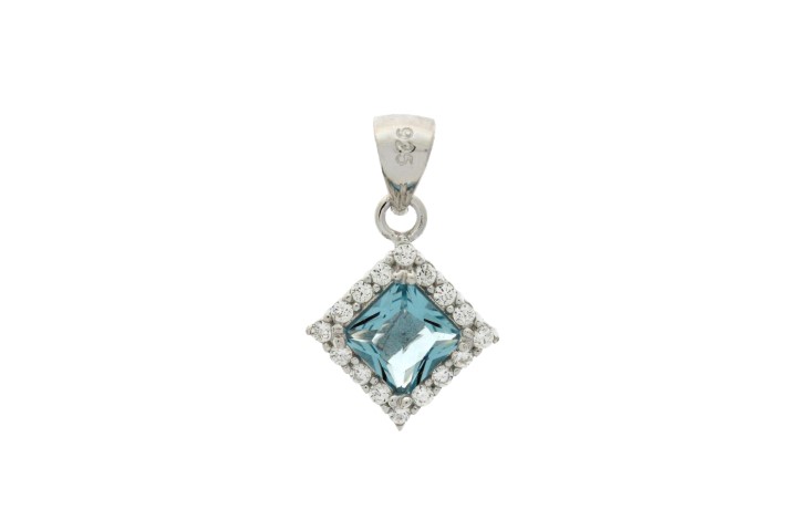 Colgante plata 925 con zirconita 
