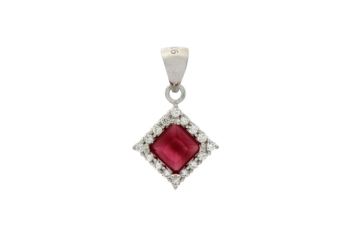 Colgante plata 925 con zirconita 