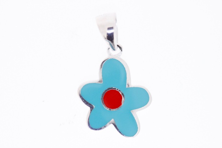 Pendant silver 925 flower
