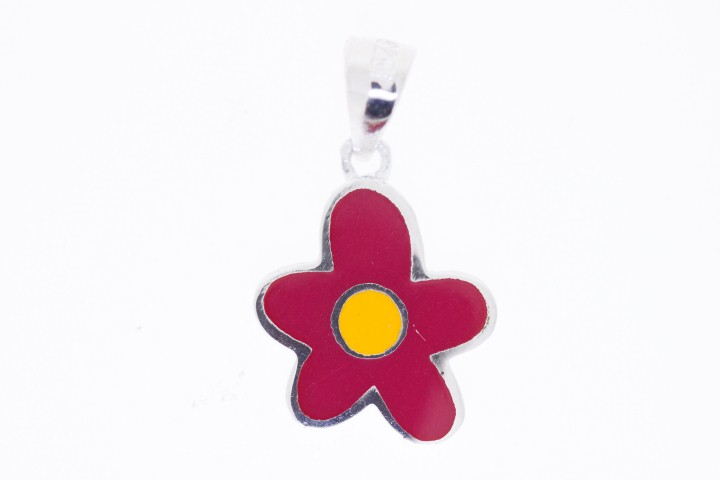 Pendant silver 925 flower