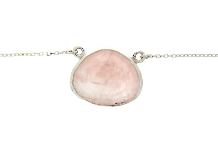 Silver 925 necklace semi preci 40+5cm sterling silver