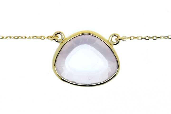 Collar plata 925 piedra semi preciosa