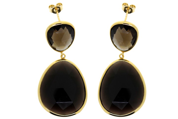 Silver 925 earring semi precious stone