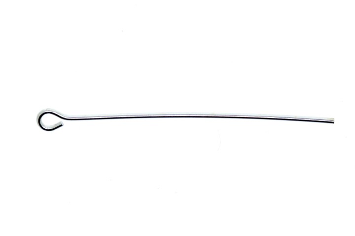 Alfiler anilla plata 925 hilo 0.60mm (pack de 100)