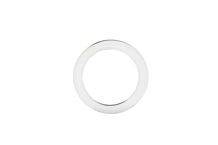 Silver 925 flat ring 17mm/23mm (pack of 5)