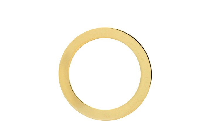 Silver 925 flat ring 30mm/38mm (pack of 3)