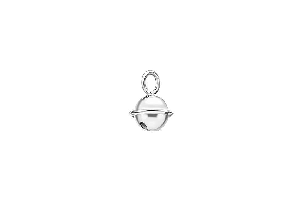Colgante charm plata 925 cascabel 8.00mm (pack de 5)