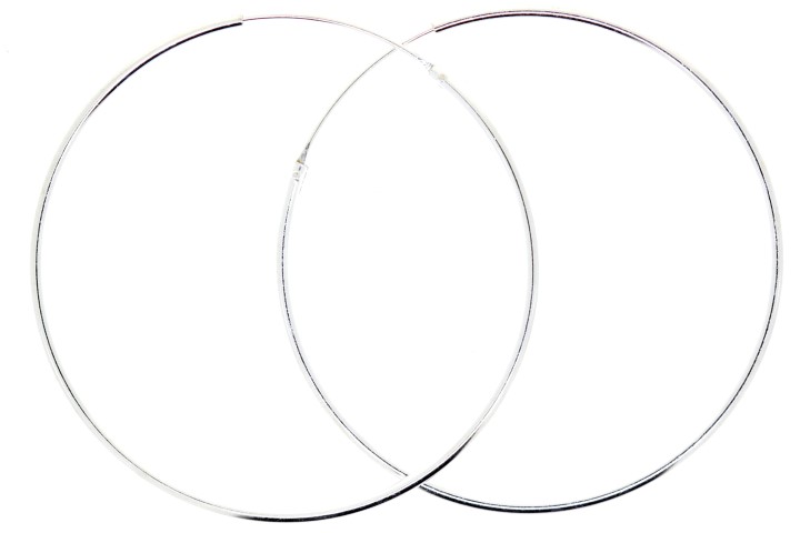 Pendiente plata 925 aro redondo hilo 1.5mm