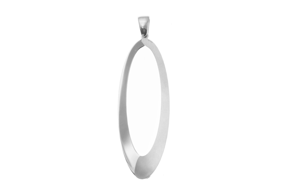Silver 925 oval pendant