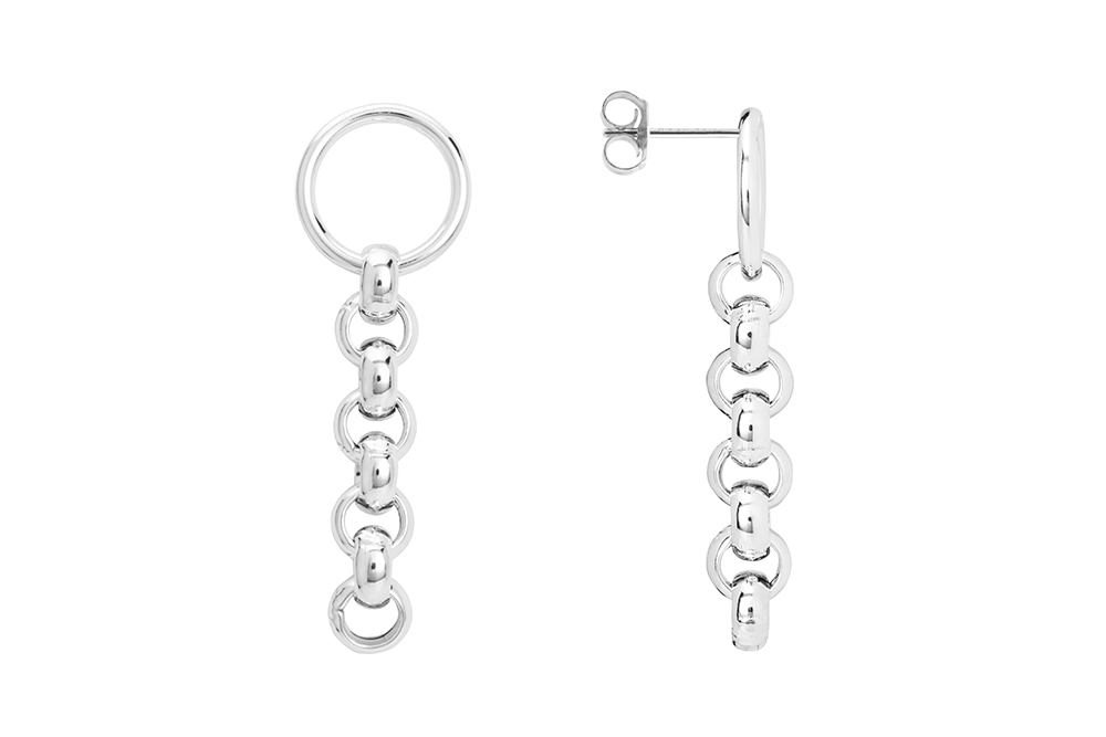 Sterling silver long earrings
