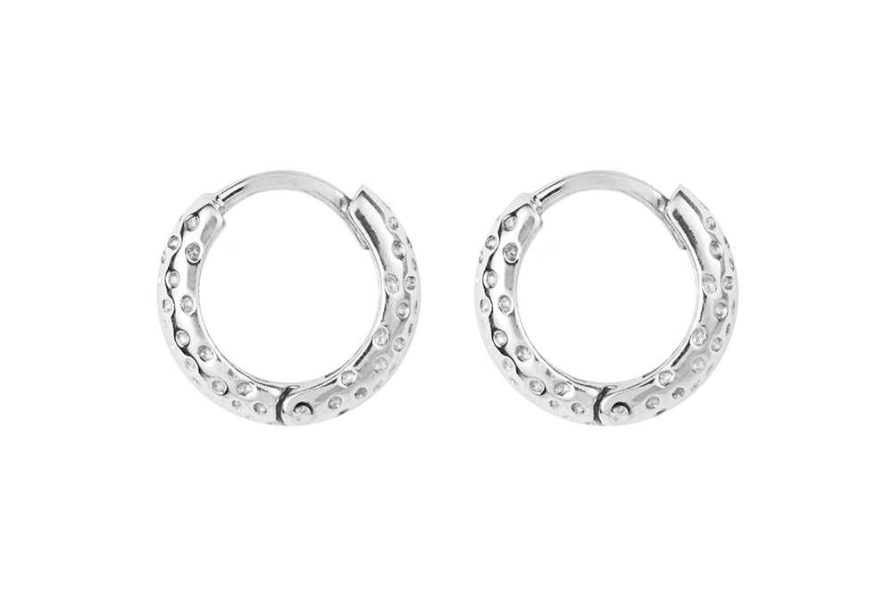 Pendiente plata 925 aro