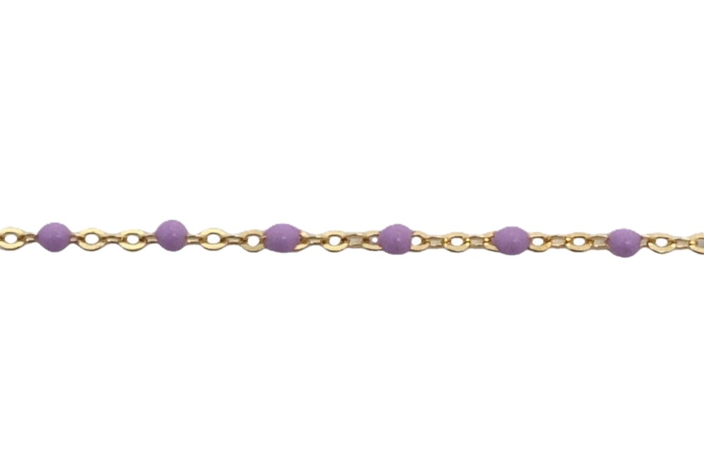 Silver chain enamel by meter