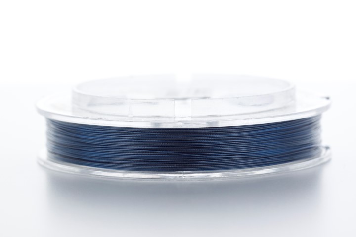 Alambre de acero japones 7 hebras revestido nylon 100 mt 0.40mm