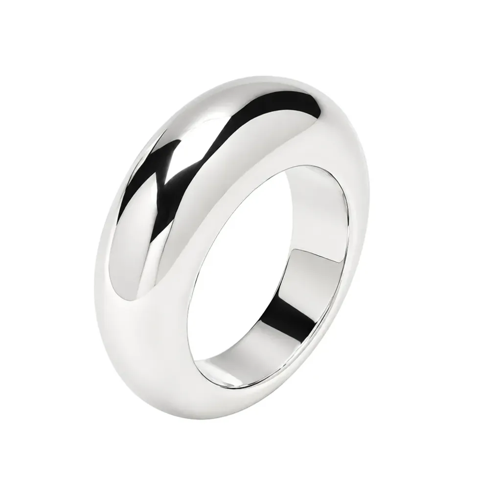 [18346RTA12PL] Sterling silver electroform ring (EU size 52, Sterling silver)
