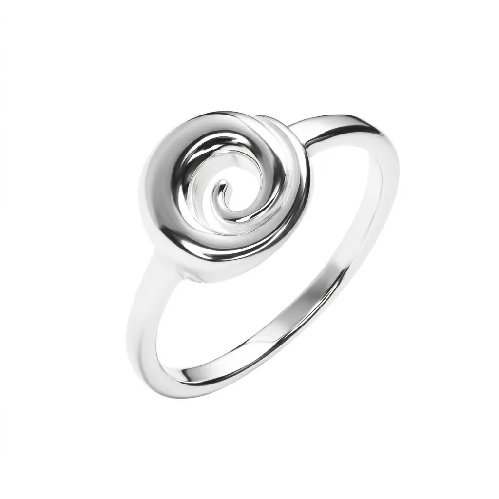 Anillo plata 925 espiral