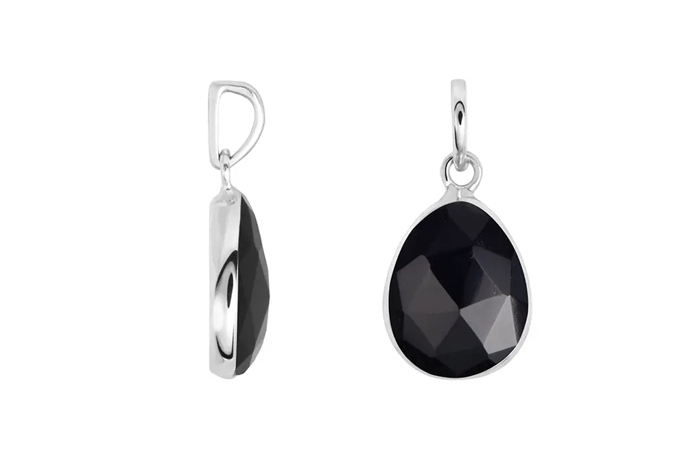 Colgante plata 925 piedra 14x12mm