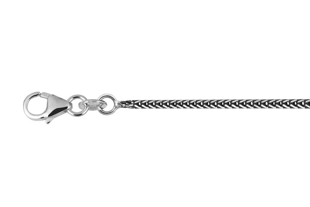 [18975C5000OX] Cadena plata 925 fox tail ancho 1.30 mm (50 cm)