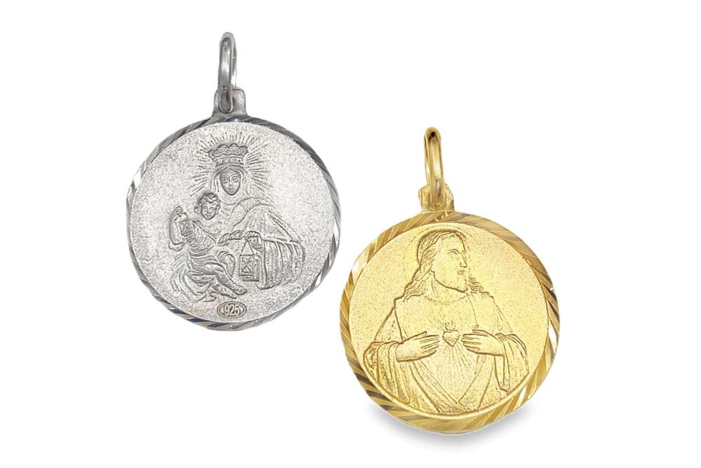 [13734180MAPL] Colgante plata 925 escapulario (Plata)