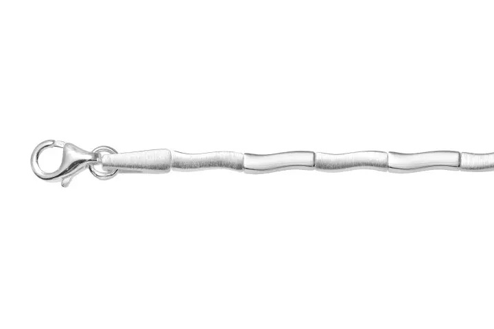 [14129435MARD] Collar plata 925 eslabones de onda