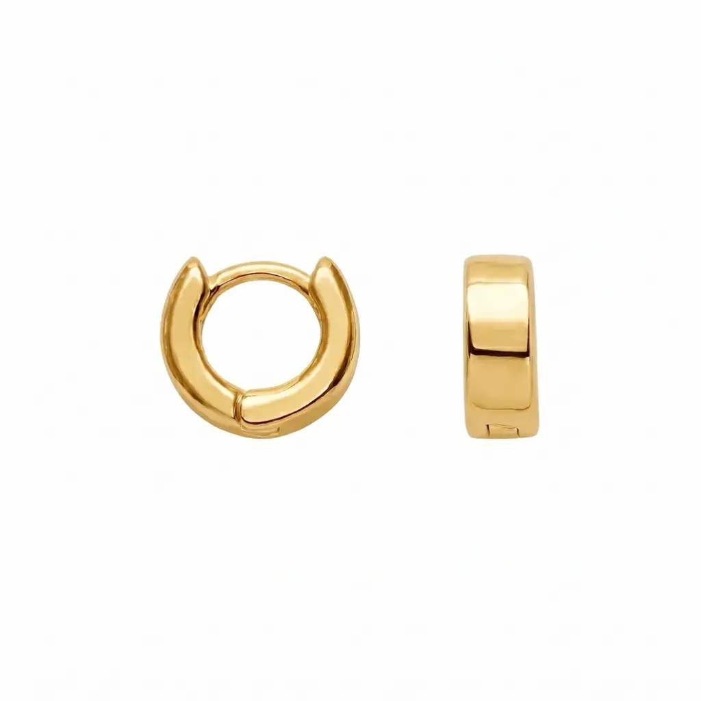 Sterling silver 3mm hoop earring