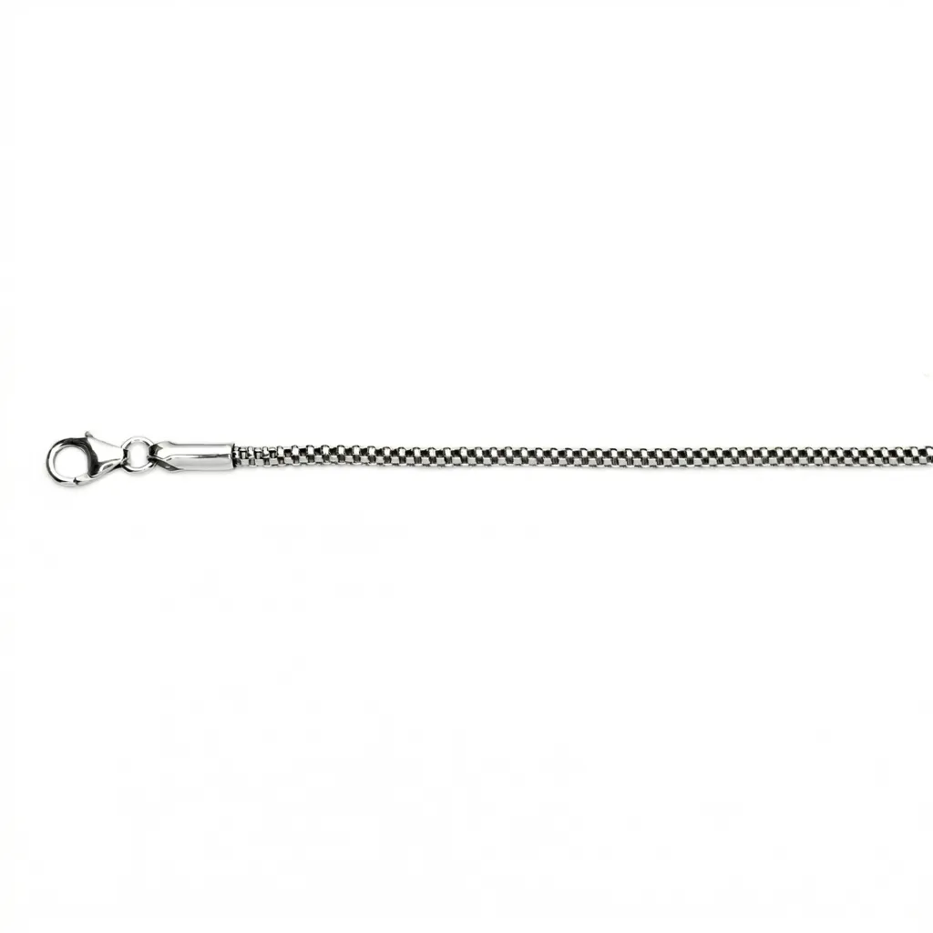 Cadena plata 925 Veneciana redonda ancho 2mm