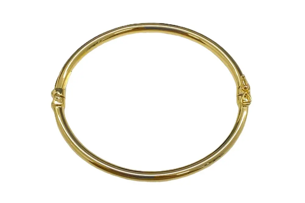 Sterling silver 4mm bangle 