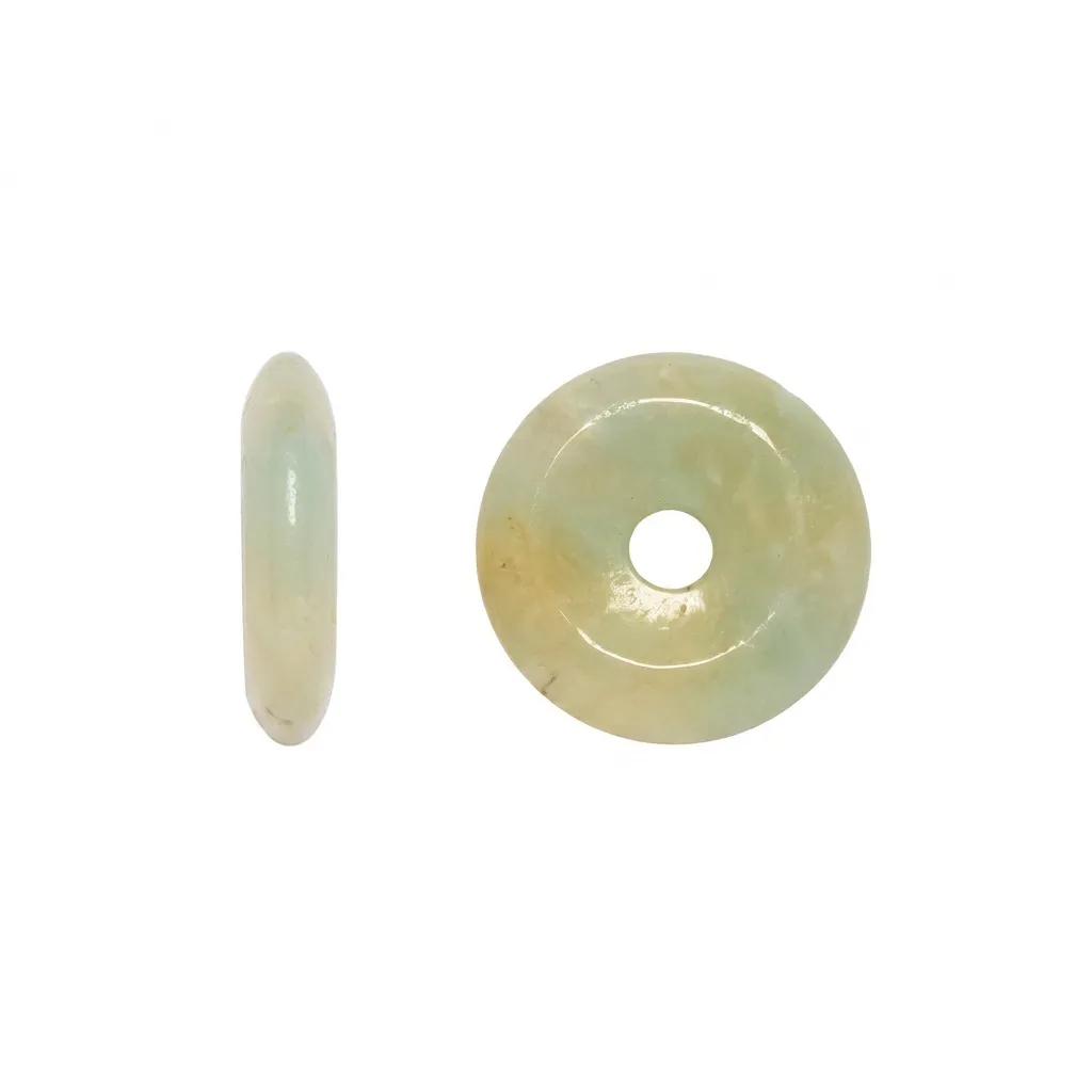 Colgante plata 925 charm donut plano 5x20mm