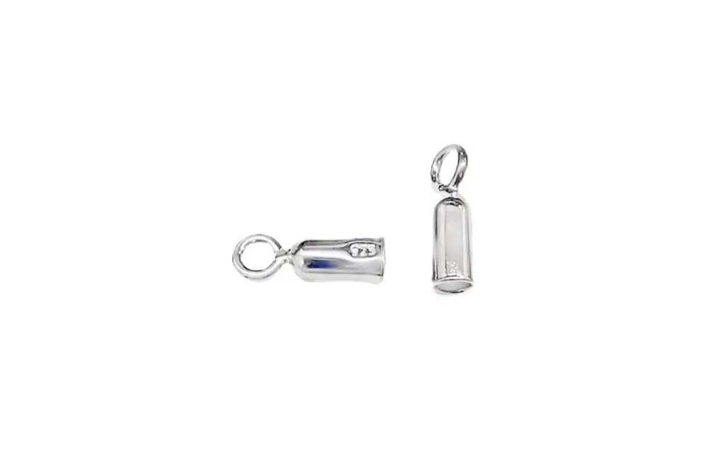 Silver 925 end cap finding 3.00/4.00/5.00/6.00mm (pack of 20)