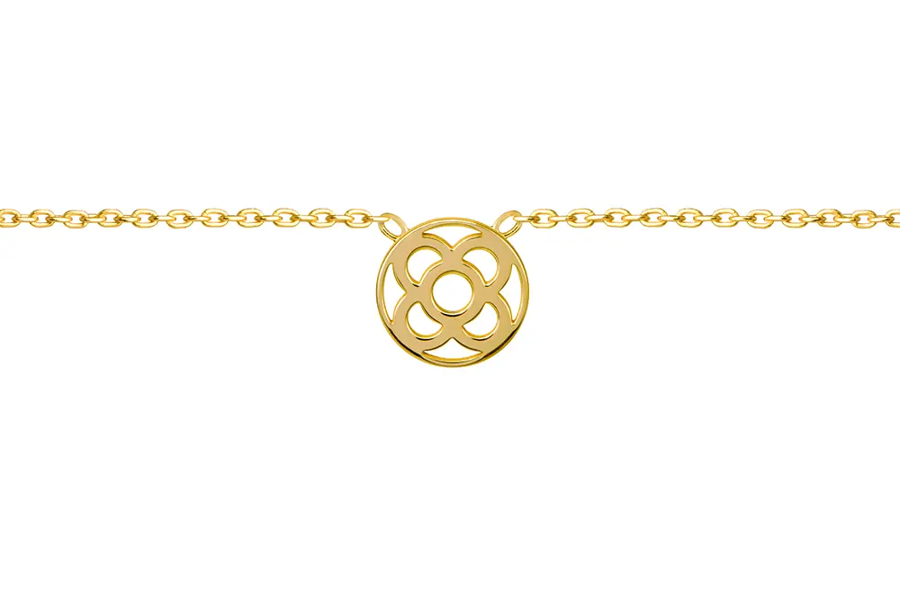 Collar choker plata 925 flor de barcelona 8mm